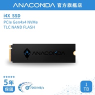 ANACOMDA Python I4X 1TB PCIe Gen4x4 NVMe M.2 SSD Solid State Drive TLC