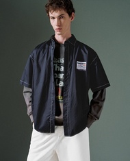 URBAN REVIVO - Áo sơ mi nam tay ngắn thanh lịch UMV240077-L8A