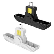 Portable Smart Aa Card Reader Type-C USB ID CAC For SIM Chip Aa