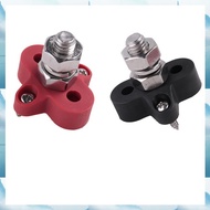 [W F S B] 2Pcs DC 48V 150A BusBar M10 Terminal Block Studs Battery Power Distribution Terminal Stud 