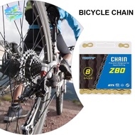 【SPGH】 6-7-8S-Z80 116L Gold Bike Chain Mountain Road Bike Gold Chain Quick Release Link Hot