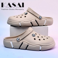 Kasai sandal for men original beach crocs outdoor Thick Leisure Men's slippers