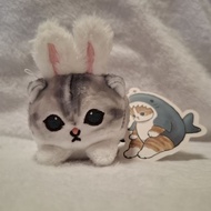 Mofusand plushie keychain