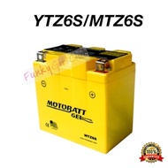 MTZ6S YTZ6S MOTOBATT GEL BATTERY HONDA RS150 RSX VARIO 150 CLICK PCX AIR BLADE BELANG YTZ6 MTZ6 YTZ6