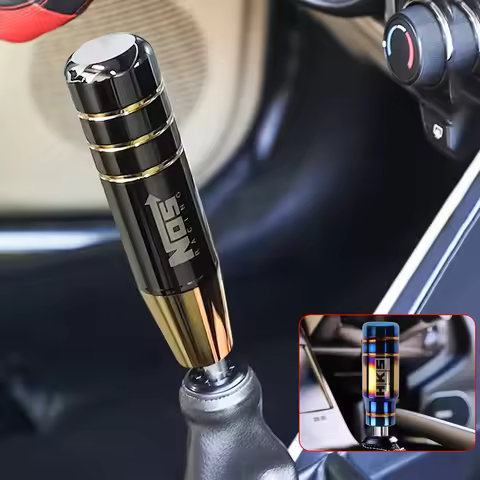 1pc 5.12-inch Aluminum Alloy JDM-style Shift Knob - Suitable for both manual and automatic transmiss