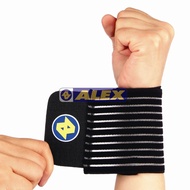 [Mr. Coach] ALEX Danli Adjustable Bandage Wristband Made In Taiwan T-63 Wrist Support Gym Strap