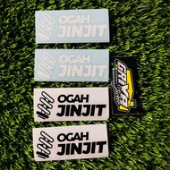 Stiker OGAH JINJIT sticker cutting