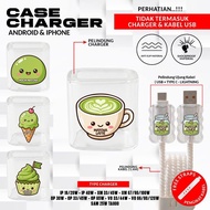 Matcha Lover Charger Case & Cable Protector for Charger iphone, Xiaomi, Oppo, Vivo, Samsung
