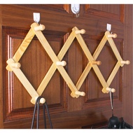 Móc gỗ treo nón bảo hiểm áo mưa treo tường- Hàng Loại 1 - Phi 21