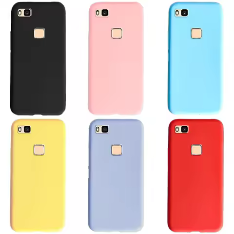 Soft Cases For Huawei P9 lite Case Slim Candy Color Silicone Back Cover For Huawei P9 Lite P9lite P 