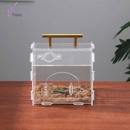 [freneci] Transparent Habitat Cage Animals Breeding Box Critter Reptile Feeding Box