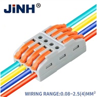 10pcs Quick Wire Connectors Universal Compact Splicing Wiring Cable Connection Push-in Conductor Ter