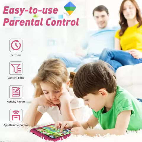 4GB RAM 64GB ROM J11 Android 13 KID Tablet PC 10.1 INCH Gift Silicone Case Allwinner A523 Octa-Core 