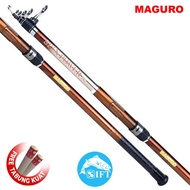 (Mantulstore)Maguro Spin POWER 390 420 450CM Surf Casting Fishing Rod Antenna - 390CM Discount