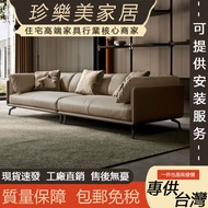 Genuine Genuine Leather Sofa Three-Seat Sofa First Layer Cowhide Sofa Leather Sofa Inline Sofa Sitti