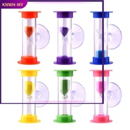 <KNWH>2 Min Blue Sand No Battery Shower Timer Save Water Needed Tooth Brushing Timer