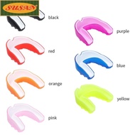 SUSANS Mouth Guard Adult Kids Football Silicone Boxing Gum Shield