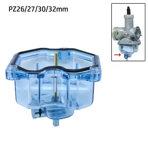 Motorcycle Carburetor Float Bowl Shell Blue Red Clear Transparent For PZ26 PZ27 PZ30 PZ32 Carb Perfe