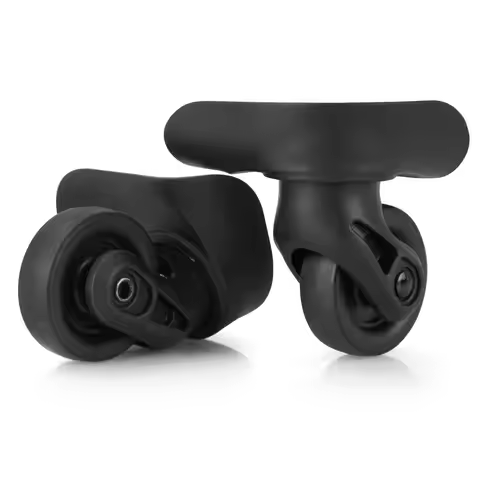 GUGULUZA 1 Pair Suitcase Wheels Replacement Luggage Wheels for Repairing Damaged Suitcase Compartmen