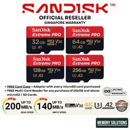 SanDisk Extreme Pro microSD Card 4K U3 V30 32GB 64GB 128GB 256GB 512GB DRONE MEMORY SOLUTIONS