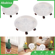 [Ababixa] Plant with Rolling Plant Stand Multifunctional Round Pot Mover Plant for Potted Plant