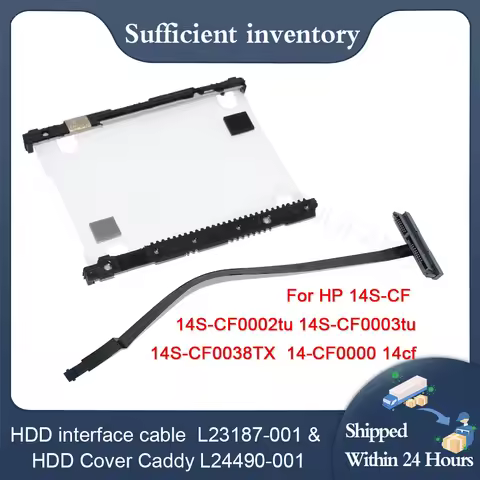 Well Laptop HDD Interface Cable L23187-001& HDD Cover Caddy L24490-001 For HP 14S-CF 14S-CF0002tu 14