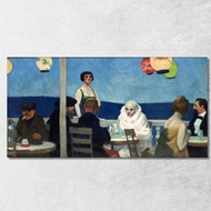 Blue Evening Edward Hopper eho38 Canvas Print