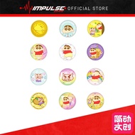 Jandoon Crayon Shin-Chan Badge - Money Bag Style Series [Blind Box / Full Case] [盲盒 / 端盒]