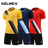 KELME Men's Jersey Summer Football Team Uniform Breathable Fitness Clothing Sportswear Set Men's Jersey Customized Sports Set