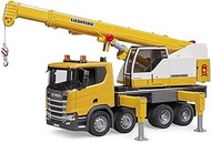 Bruder 03571 Scania Super 560R Liebherr Crane Truck With Light And Sound Module Suitable For Age 4+ Years