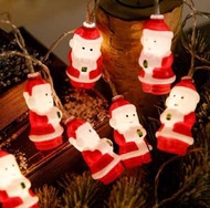 《聖誕狂歡驚喜多》—燈飾-聖誕節裝飾品LED小彩燈USB-4米聖誕老人│#聖誕燈飾