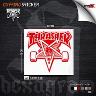 Cutting Sticker Thrasher 666 Logo | Thrasher 666 Logo Cutting Sticker