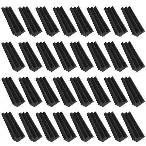 N96R 32 Pcs Acoustic Panels Bass Trap Corner Studio Foam Sound Insulation Pad Wall Panel Corner Bloc