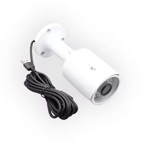 1MP HD 720P IR Led Day Night Vision Bullet Vandal-Proof Waterproof USB Camera UVC Plug Play Webcam f