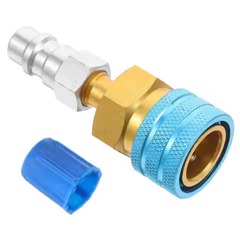 R1234yf to R134a Conditioner Hose Adapter Quick Coupler Connector Refrigerant Charging Ac Fittings R