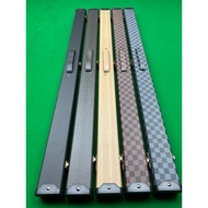 3/4 SNOOKER CUE CASE. TWOPIECE CUE CASE