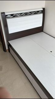 全新單人床 雙人床 二人手 抽屜床 櫃桶床 床架 木床 3尺/4尺/4尺半/5尺 #KC