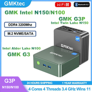 GMK G3 PLUS Intel 12th Gen N150/N100 DDR4 WiFi 6 BT5.2 Win11 PRO Dual Display Office Mini Gaming Min