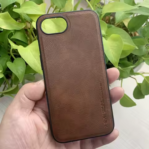 For iPhone 16e Case X-Level Luxury Vintage Leather + TPU Protective Back Cover for iPhone 16E чехол