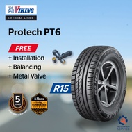 Viking Protech PT6 R15 195/55 195/50 185/55 215/70 (with installation)