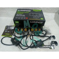 MATA Spotlight Luminos Q9 pro 3 eyes DEVIL eyes biru plus ballast