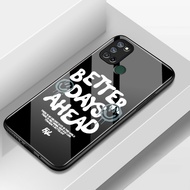 Case For Realme 7i C17 7 5G 7 Pro English Label Glass Phone Anti-Fall Full Shot