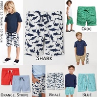 Pd830 HM Children's Shorts Khakis Orange