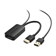 HDMI to DisplayPort Adapter (HDMI to DP Adapter) with 4K Video Resolution Support