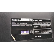 Toshiba 55L5400VM Mainboard, Powerboard, Tcon, Tcon Ribbon. Used TV Spare Part LCD/LED/Plasma (RA009