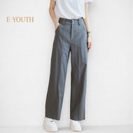 Eyouth 10138 women high waist pants long pants for office work