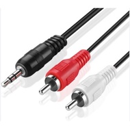 RCA to Aux Cable  3.5mm Adapter Connector