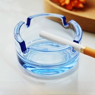 Pasabahce Glass Ashtray Small round Light Blue European Style Decorative Gift Simple American Style