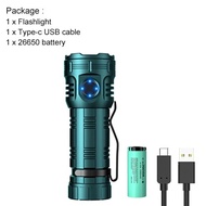 Asafee F82 XPG LED 3000LM Floodlight Steel Flashlight Tail Magnetic Lamp SOS Red Light Rechargeable