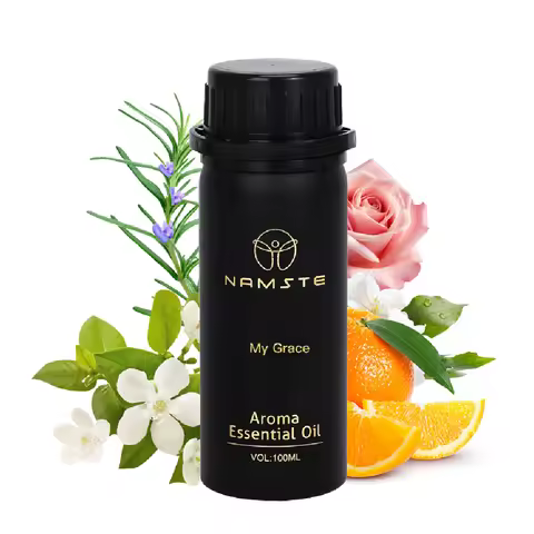 NAMTSE 100ML Perfume Fragrance Oil Set Room Aromatherapy Home Air Freshener Electric Aromatic Oasis 